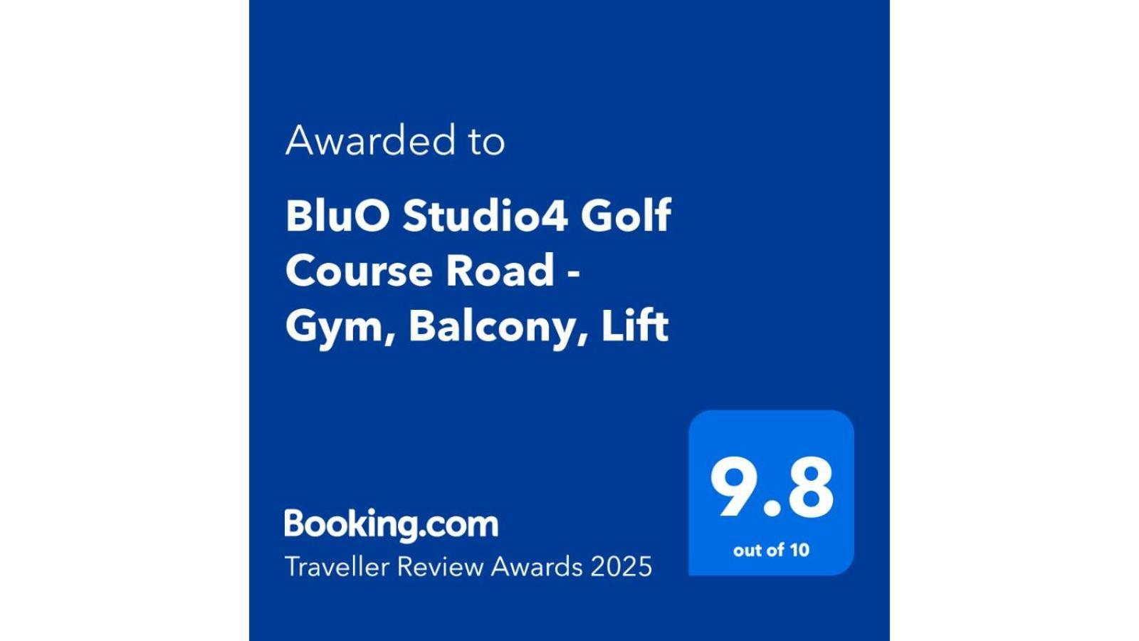 Bluo Studio4 Golf Course Road - Gym, Balcony, Lift Gurgáon Kültér fotó